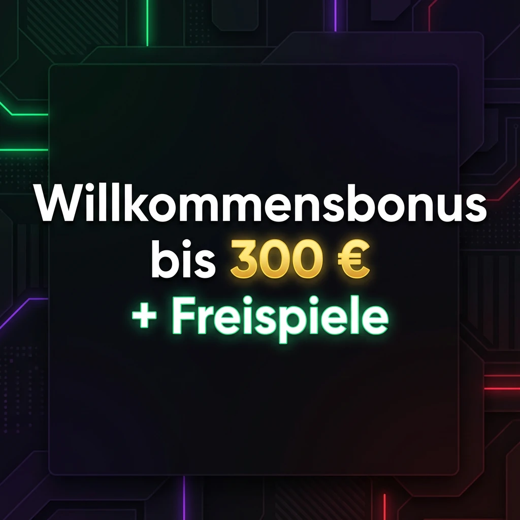 Willkommensbonus bis 300 € + Freispiele
